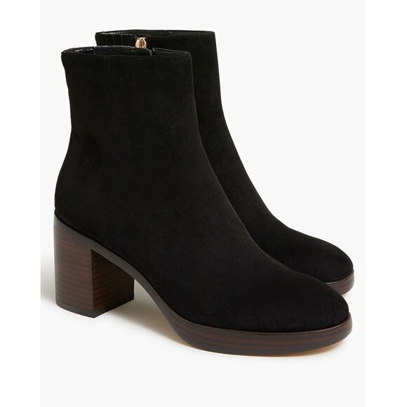 J. Crew Factory Shoes - J. Crew Factory Sueded Platform Boots in Black